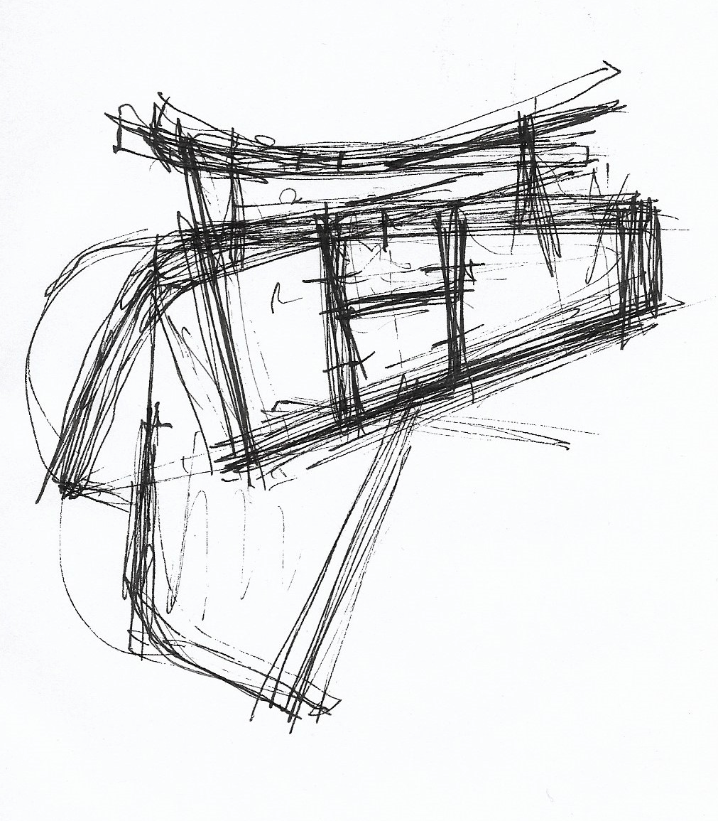 Skizze Haus am Hang 2