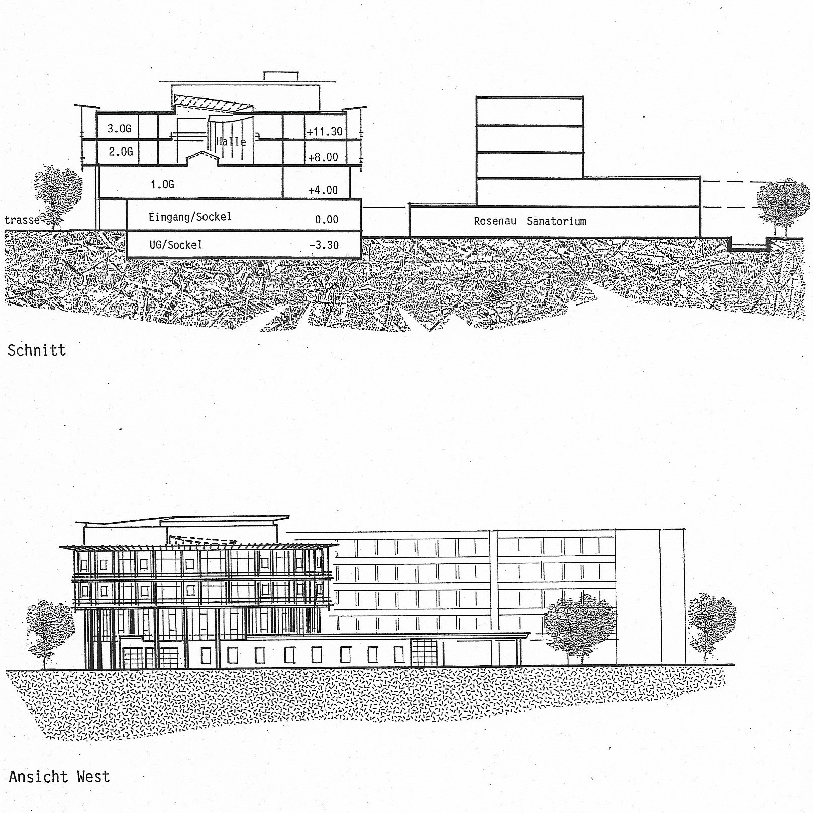 Entwurf Sanatorium